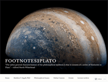 Tablet Screenshot of footnotes2plato.com